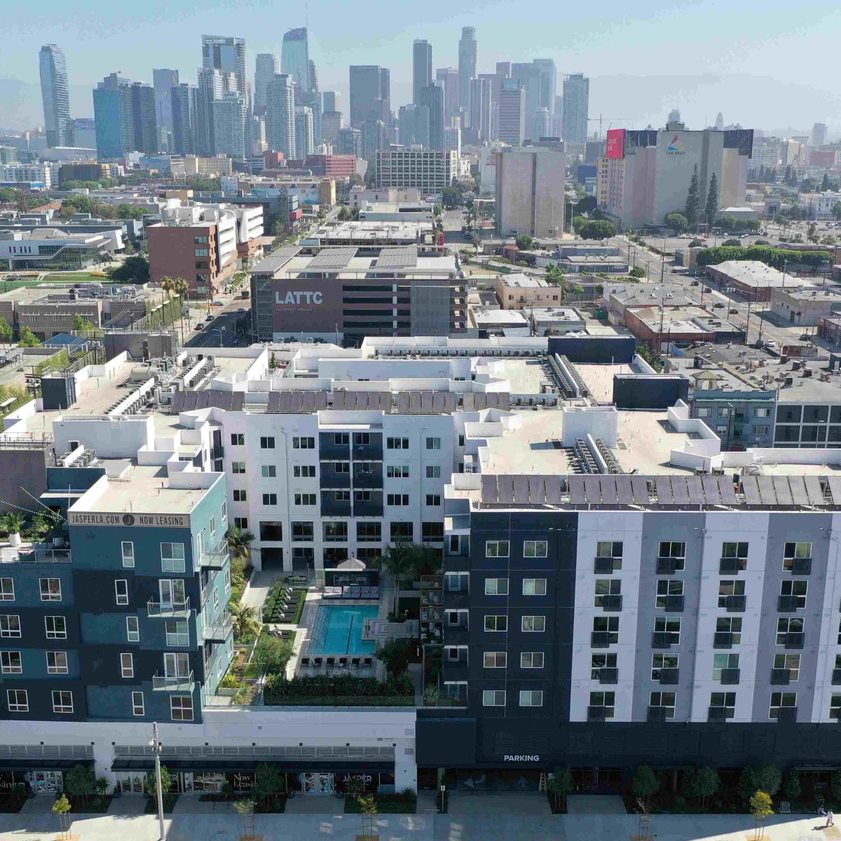 Jasper apartments completed at 2528 S Grand Avenue in Historic